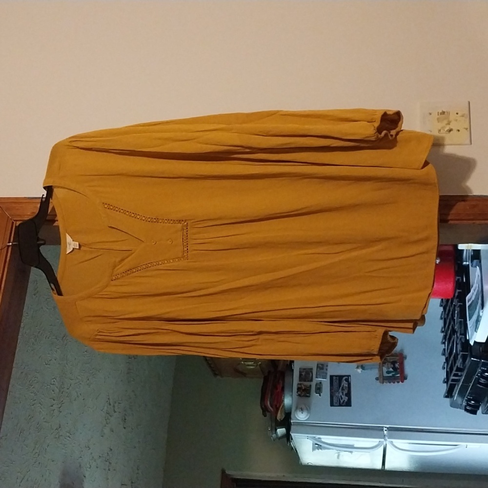 Terra & Sky blouse, Size 4X